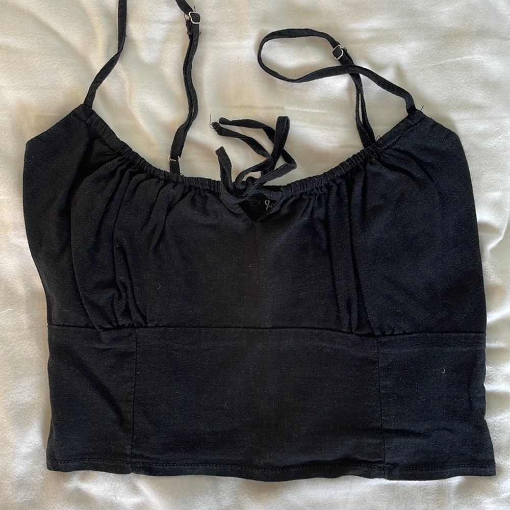 Brandy Melville black crop top